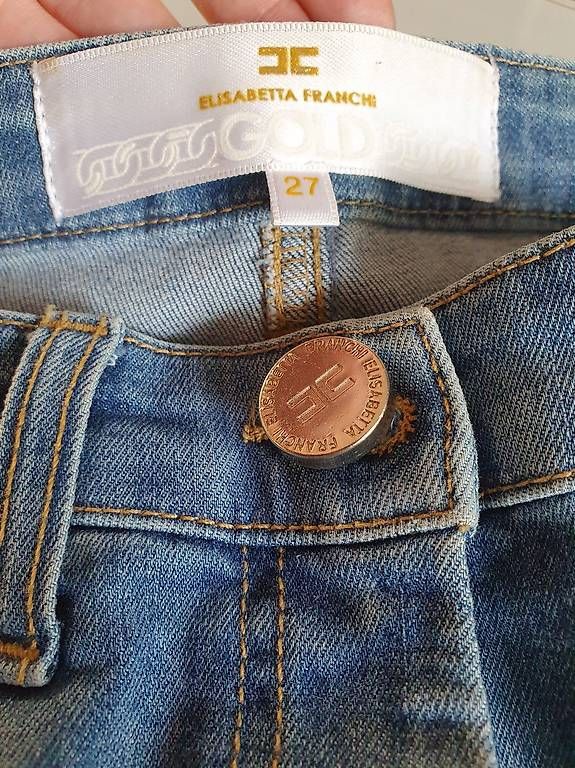 Franchi Jeans: Jean Slim ELISABETTA FRANCHI, 27 US – Neu (gemäss Beschreibung) aus Grand-Lancy von kri_qk5y 1