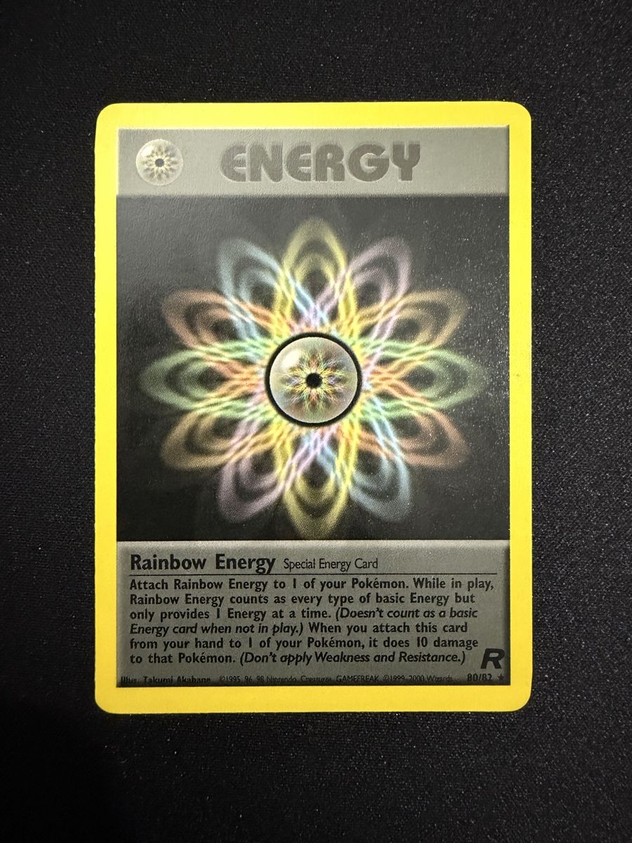 Pokémon Carte collezionabili: Pokemon Raimbow Energy 80/82 Team Rocket - ENG – Usato da Monte Carasso venduto da SMKT