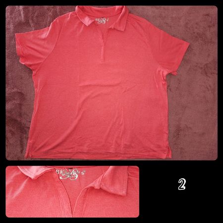 Poloshirt, lachsfarben, XXL, NEU