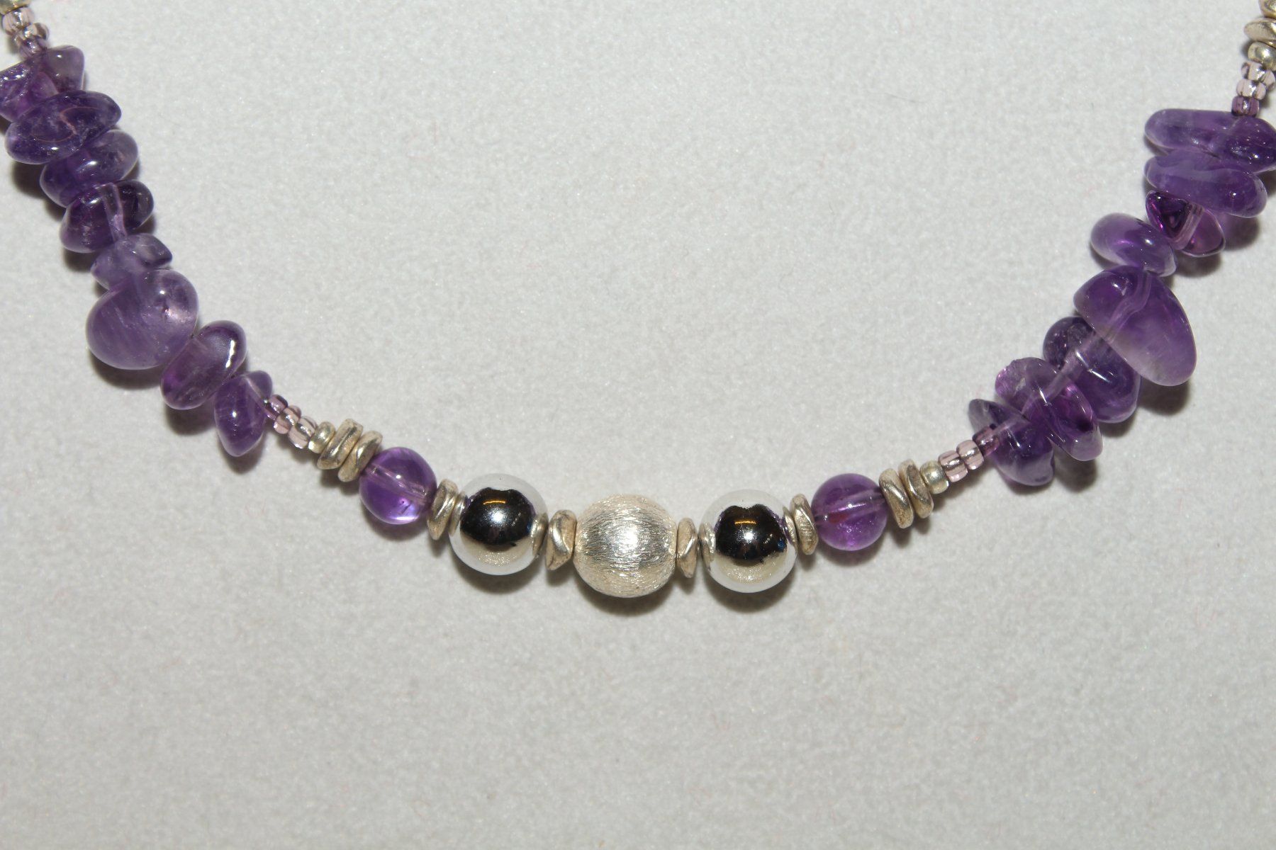 Catenine: Halbedelsteinkette Amethyst – Nuovo e nell'imballaggio originale da Kriens venduto da Wolly85 2