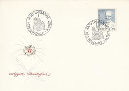 1967 Bundesfeier Lausanne Pro Patria