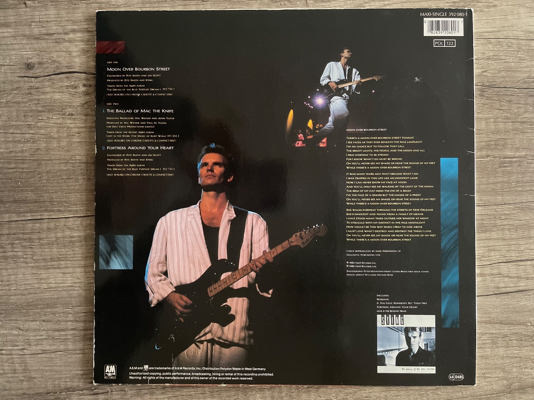 Dischi in vinile: S1233/Sting - Moon Over Bourbon Street – Usato da Frutigen venduto da Philippe_jsp 1