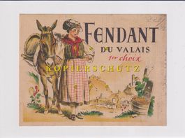 Etikette für Wein - Fendant du Valais 1er choix /bd