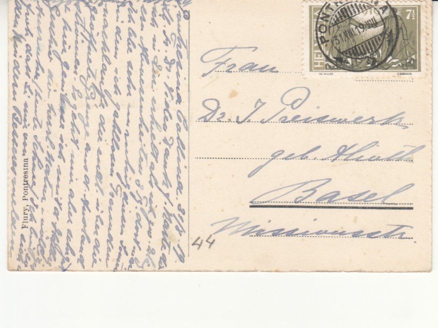 Cartoline postali: Alp Ota 1919 – Usato da Bürglen TG venduto da StampGraf 1