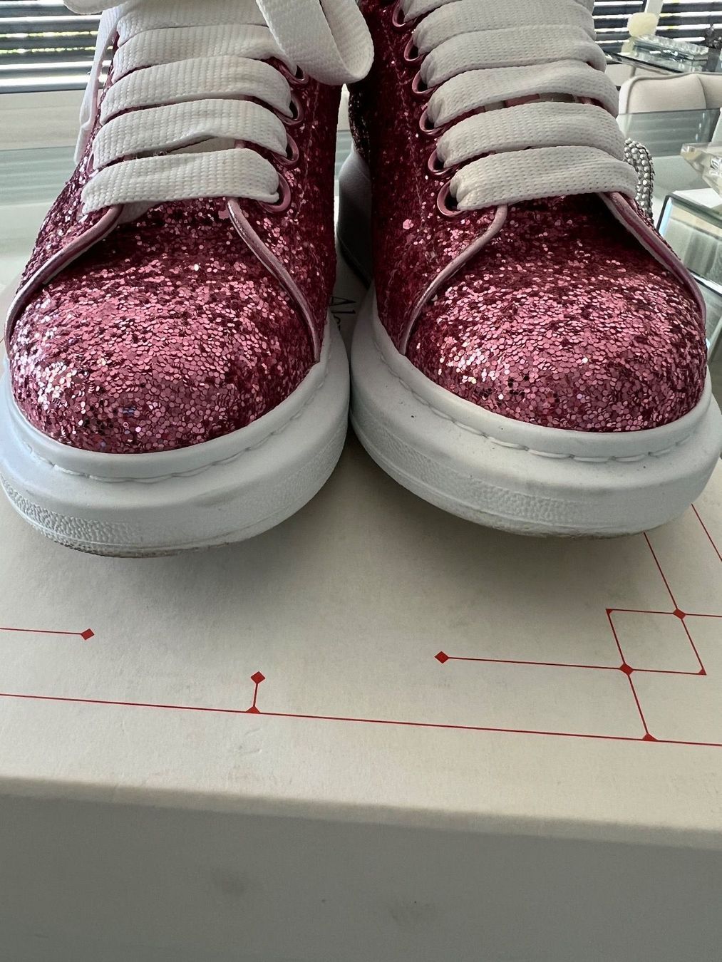 Alexander Mcqueen Herrenschuhe: sneakers ALEXANDER MCQUEEN 36.5 GLITTER PINK – Neu (gemäss Beschreibung) aus RICHTERSWIL von mftjt63 1