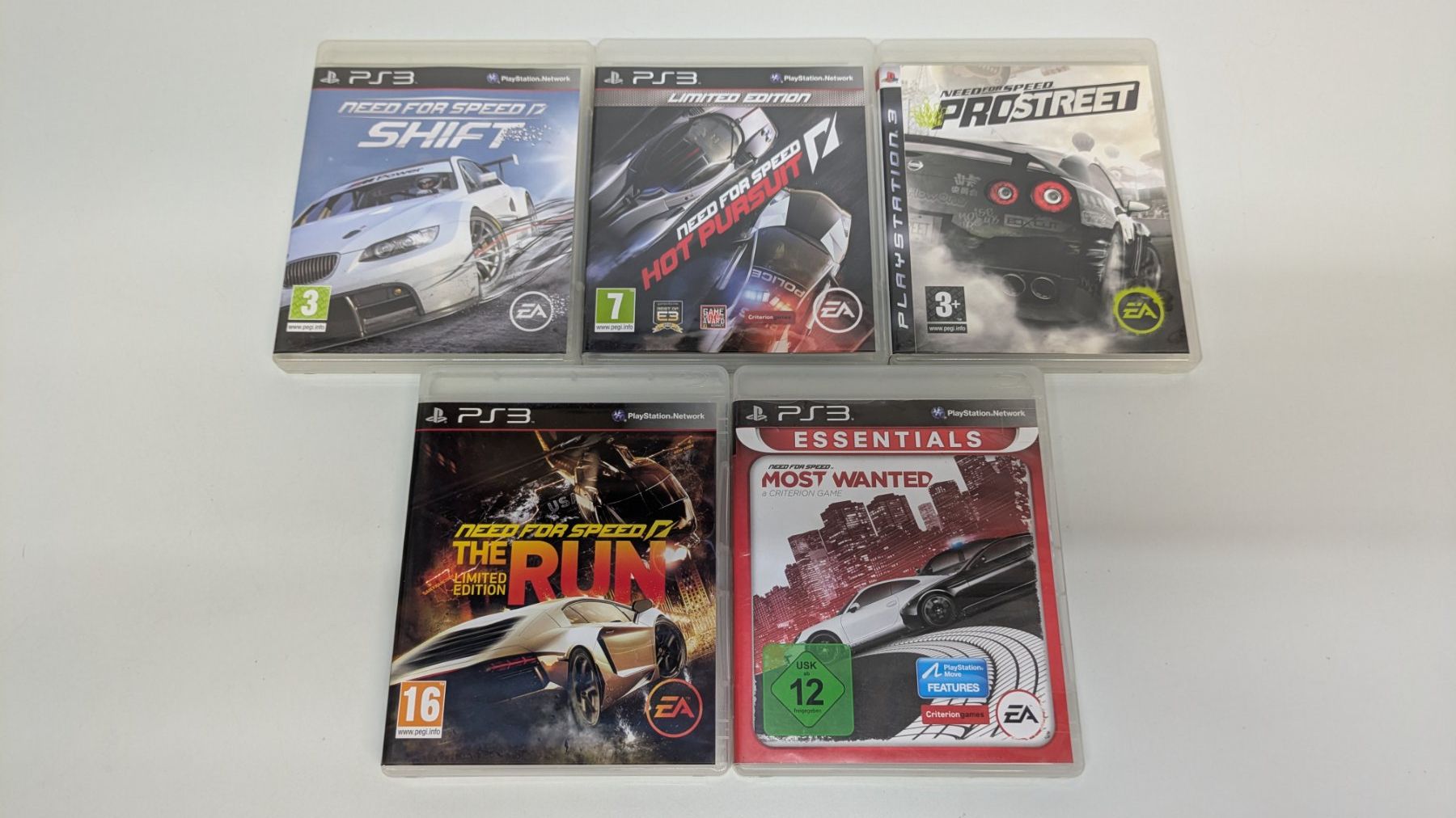 Spiele: Need For Speed Sammlung für PlayStation 3 – Gebraucht aus Menziken von mame18