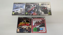 Need For Speed Sammlung für PlayStation 3