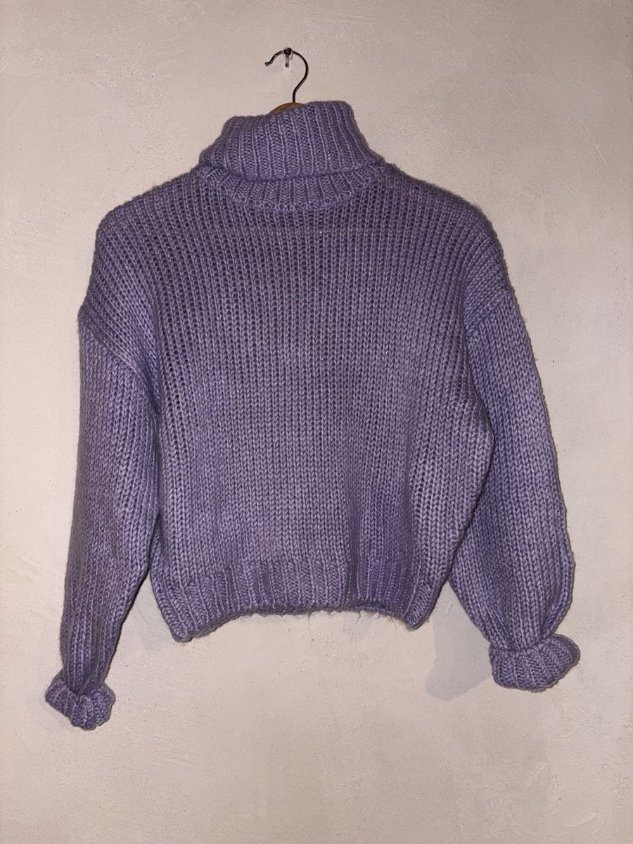 H&M Pullover & Sweatshirts: Pull col roulé H&M violet taille XS – Gebraucht aus Cugy FR von K78