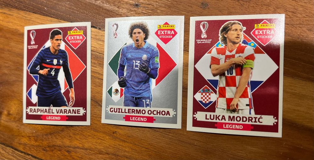 3 Extra Sticker Panini Bilder WM 2022 | Kaufen auf Ricardo