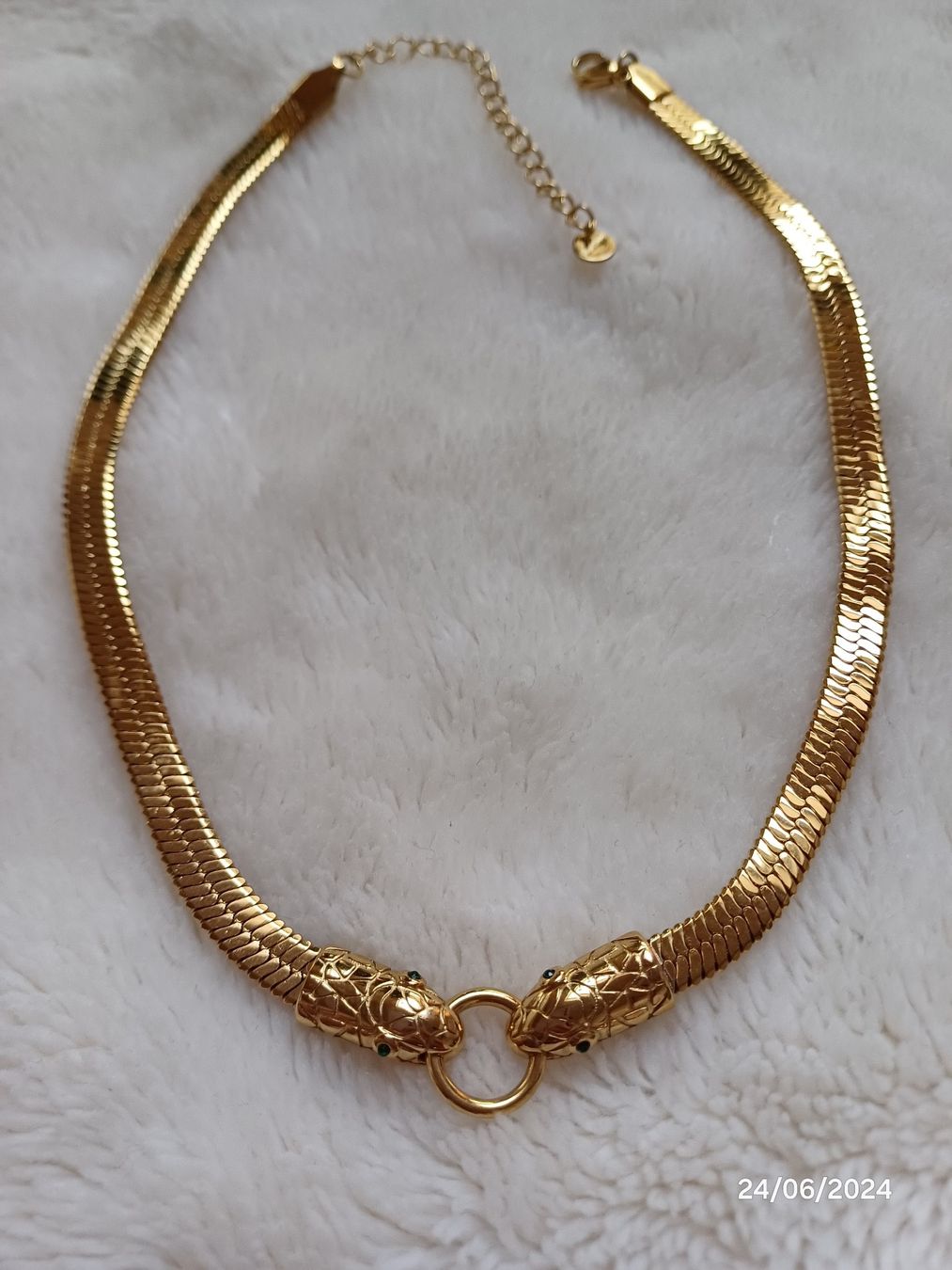 Catenine: Choker Kette - Schlange -  35 cm + 7.5 cm – Nuovo e nell'imballaggio originale da Würenlos venduto da Abracadabra26 1