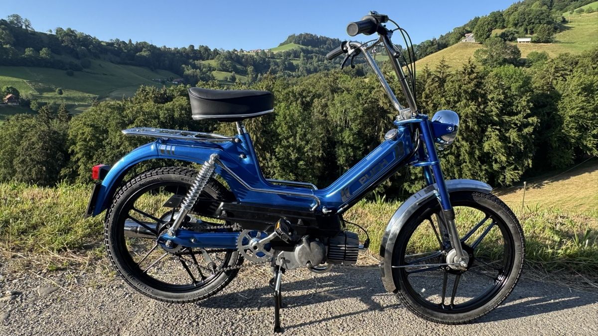 Puch Mofas: Puch Maxi S  Blau Metallic  – Neu (gemäss Beschreibung) aus Guggisberg von Klausi05