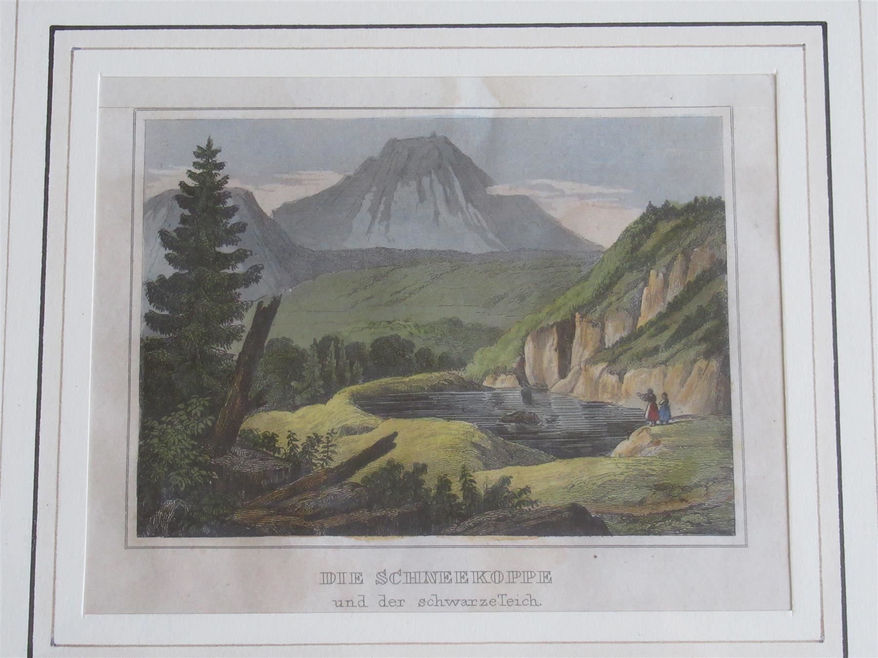 Incisioni: Aquatinta Schneekoppe u. d. schw. Teich – Usato da Adliswil venduto da buch_und_kunst 1