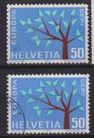 ST76) 390.2.01, Abart kurzer Ast gestempelt Kt. 45.-