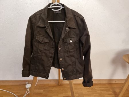 Veste jean noire