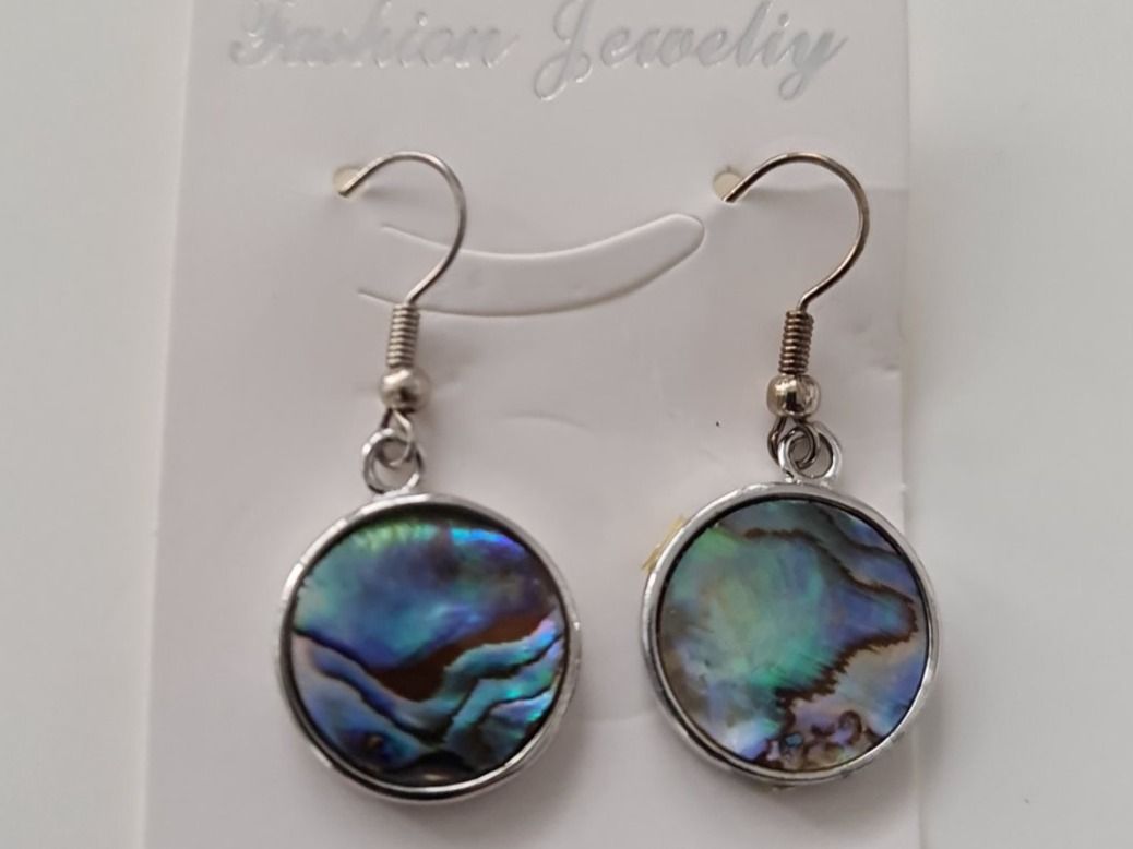 Orecchini pendenti & Orecchini a lobo: Wunderschöne Abalone-Muschel Ohrringe – Nuovo e nell'imballaggio originale da Neuenhof venduto da summer_25 1