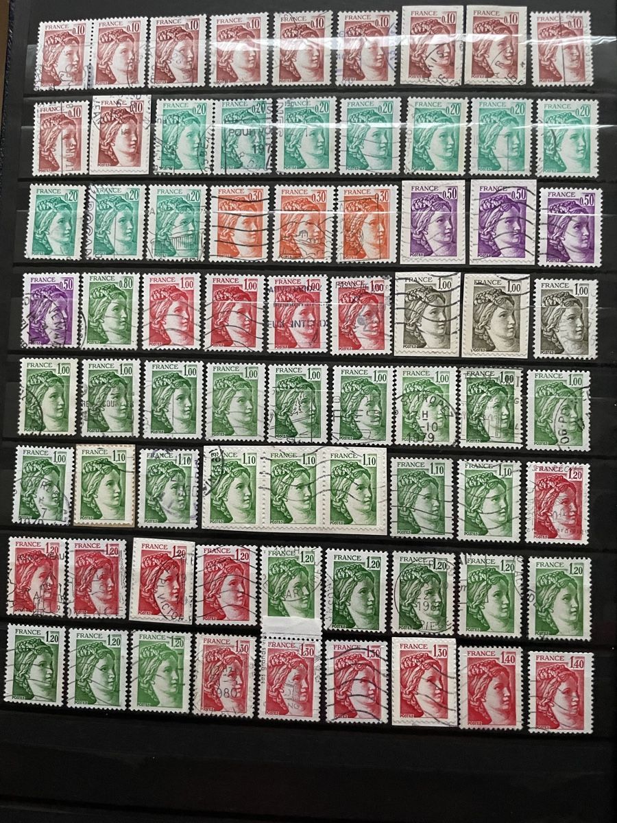 Alle Briefmarken: Frankreich 4 5s – Gebraucht aus Cham von Diablo1232 4