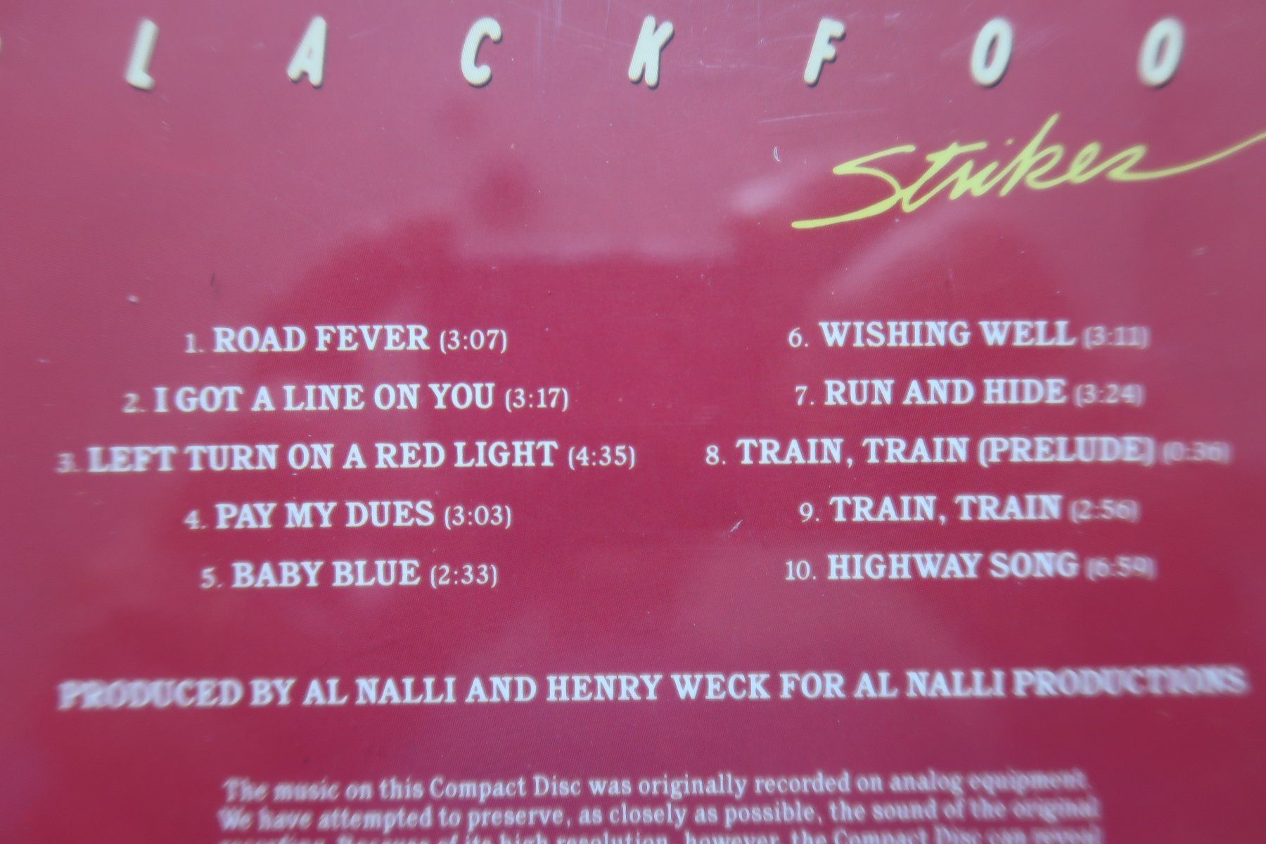 CDs: BLACKFOOT - STRIKES - CD – Gebraucht aus Basel von Patiscat 2