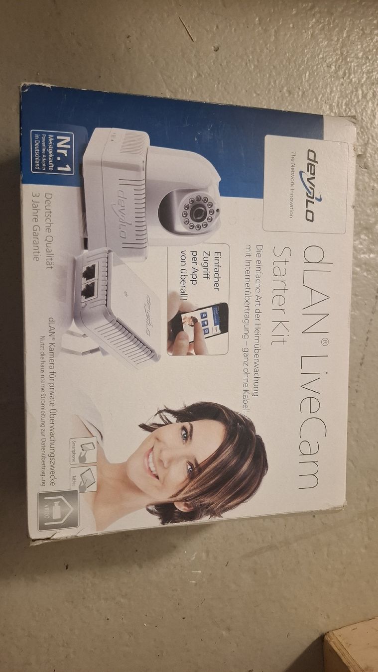Videocamere: Devolo dLAN LiveCam Starter Kit - Überwachungskamera occasio – Usato da hemishofen venduto da zdj_l595