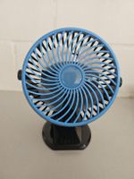 Livingston Go Fan blau/schwarz mit Clip neu