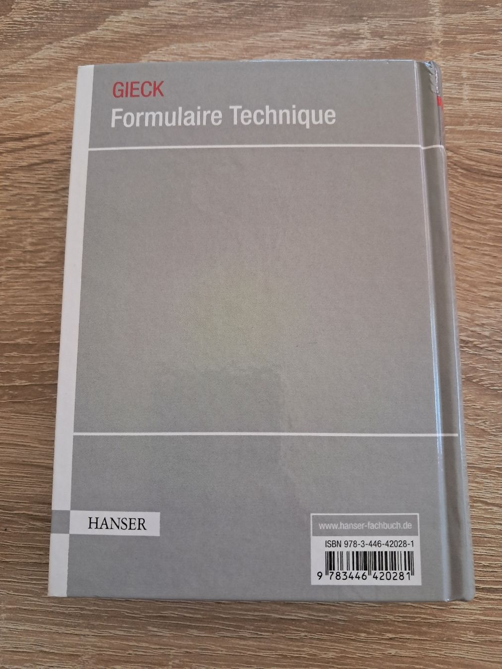 Bücher: GIECK - Formulaire technique, 11ème édition  – Neu (gemäss Beschreibung) aus Tramelan von MattX 1
