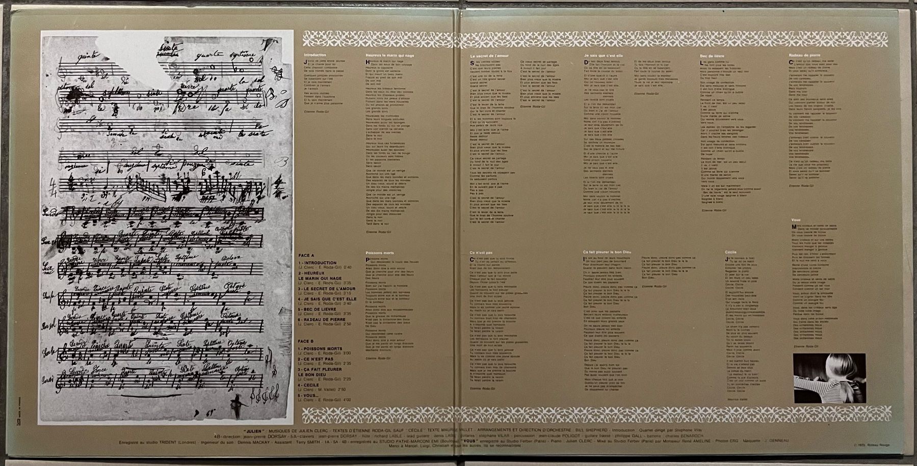 Schallplatten: JULIEN CLERC - JULIEN - 33 Tours – Gebraucht aus Bussigny von vinyl-pas-cher 1