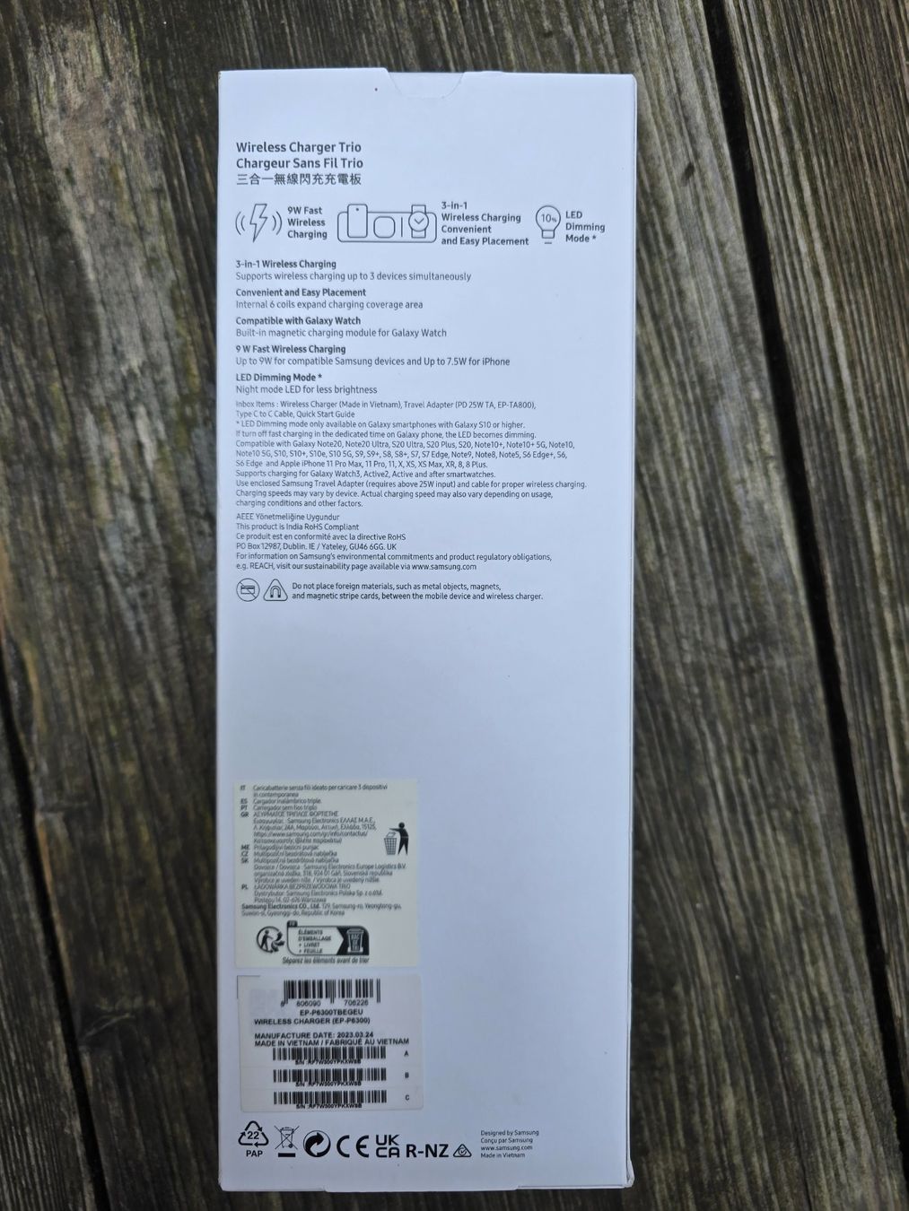 Samsung Caricabatterie: Samsung Wireless Charger Trio - Ladestation – Nuovo (secondo la descrizione) da Romanshorn venduto da Rachacha 2