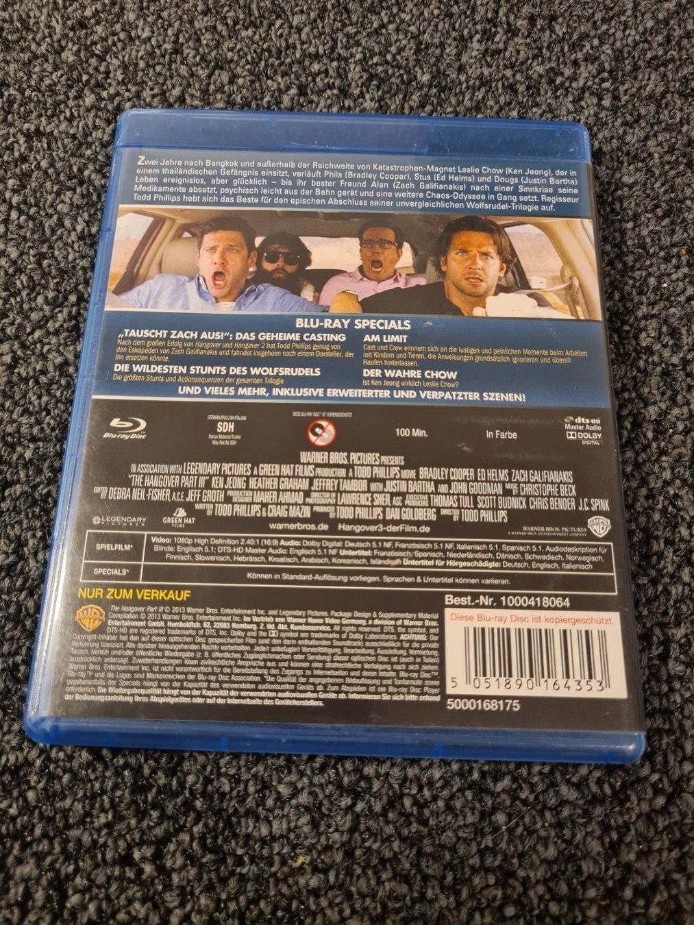 Tutti i DVDs: HANGOVER 3 – Usato da Ruswil venduto da jan_bxl5 1