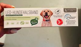 LED-Hundehalsband Grösse L Wiederaufladbar neu