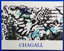 MARC CHAGALL: Or. Lithographie: Vernissage-Einladung 1969