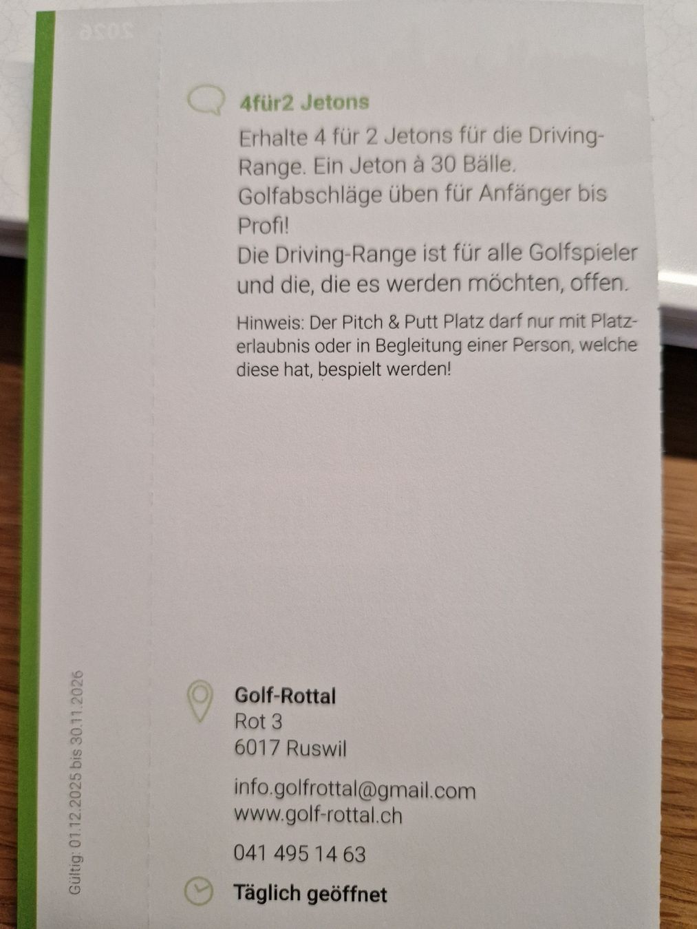 Buoni: 2für1 Golf-Rottal, 4für2 Jetons – Nuovo e nell'imballaggio originale da Kulmerau venduto da Doene7 1