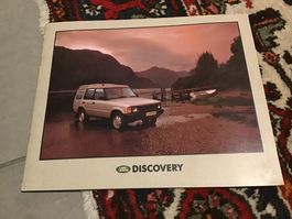 Land Rover Discovery Verkaufsprospekt 22 Seiten Topzustand