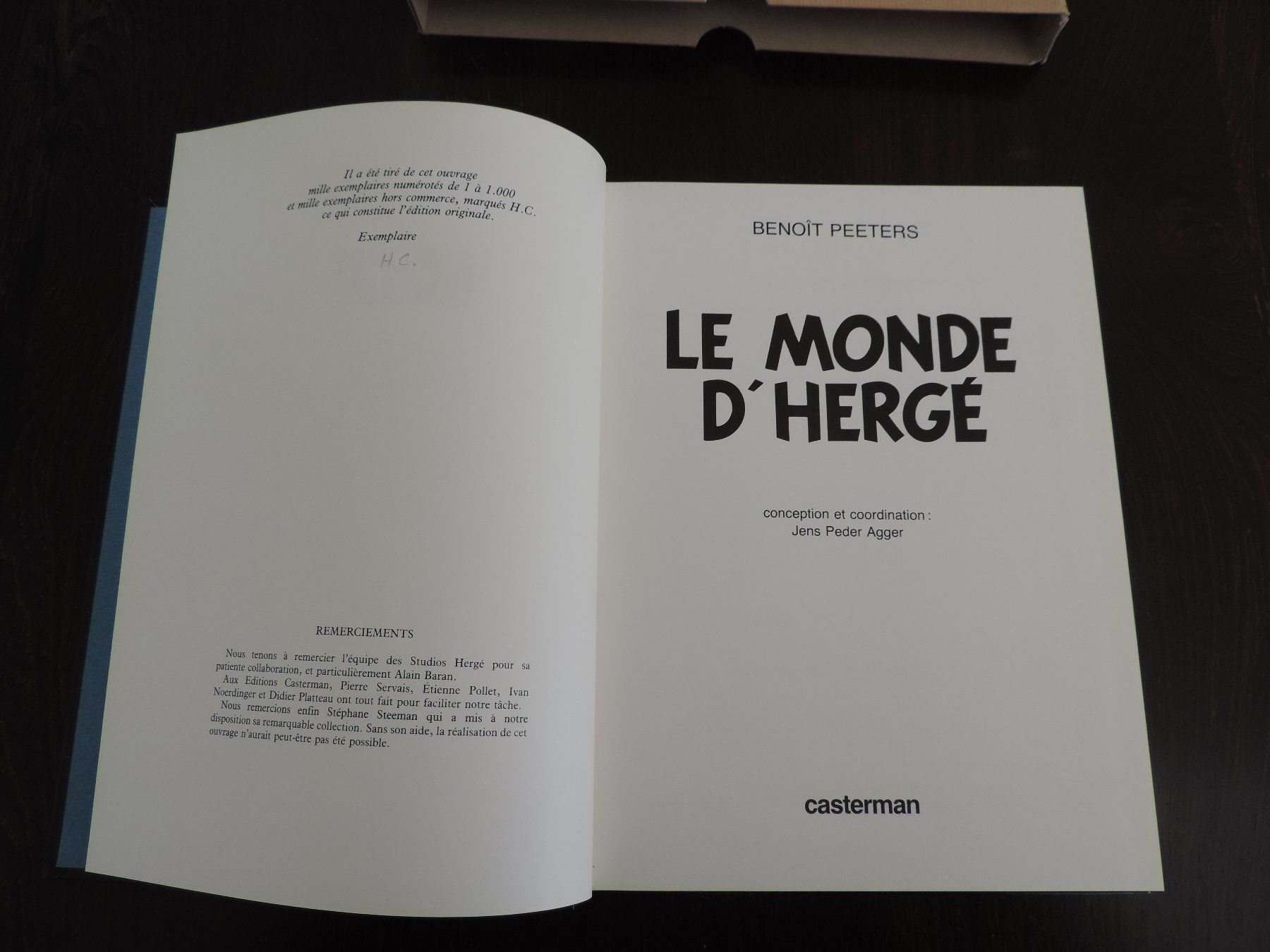 Fumetti: LE MONDE D' HERGE - tirage HC/1000 – Nuovo (secondo la descrizione) da Remetschwil venduto da shalpe 2