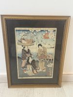 Estampe japonaise originale Ukiyo-e d’Utagawa Kunisada II
