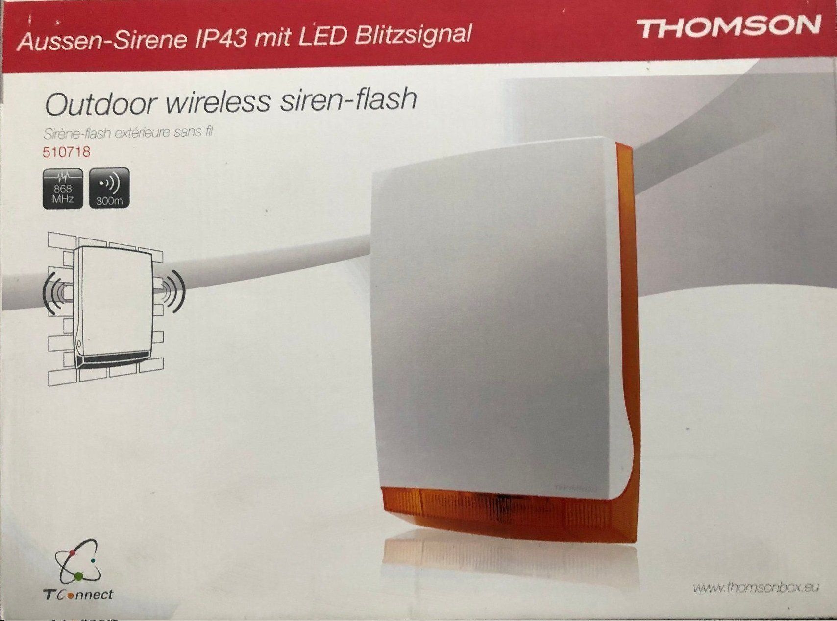 Sistemi d'allarme: Thomson  Intelligente und effektive Sirene – Nuovo e nell'imballaggio originale da Zuchwil venduto da Beppe_25.3 1