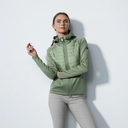 Daily Sports Allos Khaki Green Hybrid Jacke Hoodie XS – NEU
