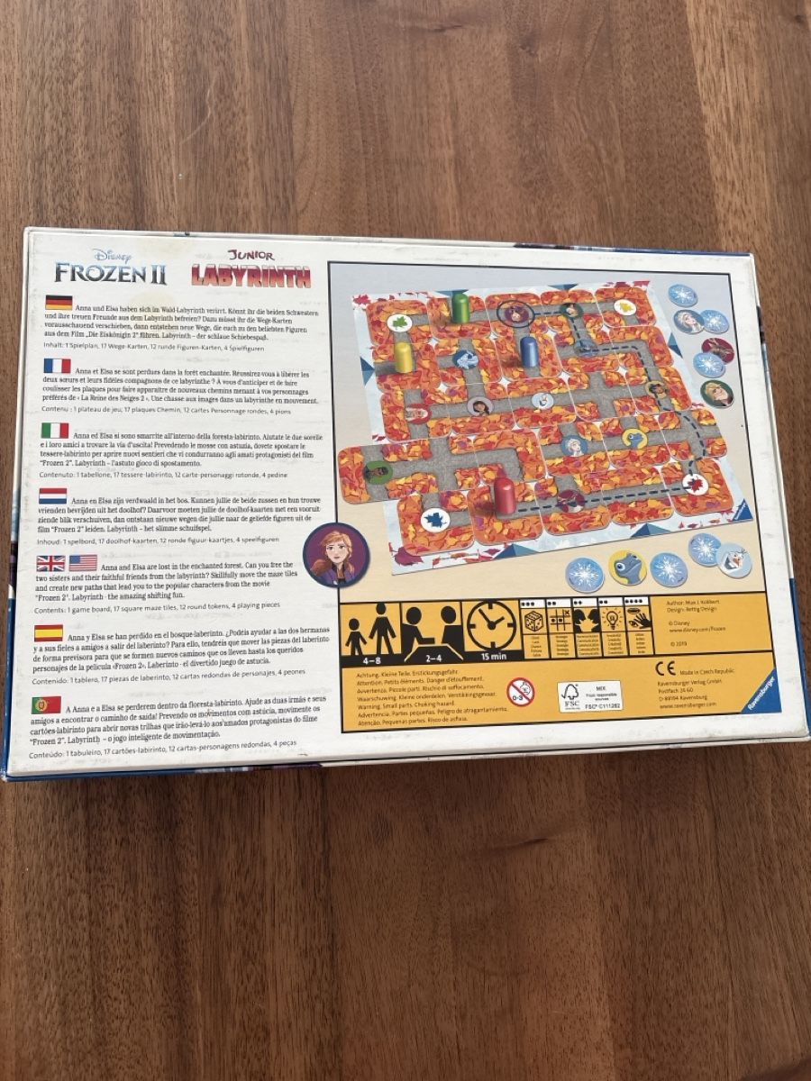 Giochi: Ravensburger Labyrinth Junior Disney Frozen – Usato da kriens venduto da Imran_ 2