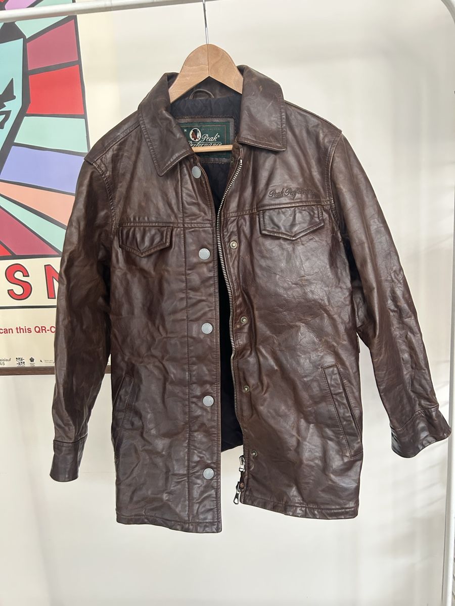 Peak Performance Giacche: Vintage peak performance leather jacket – Usato da Zürich venduto da fan_z5fl