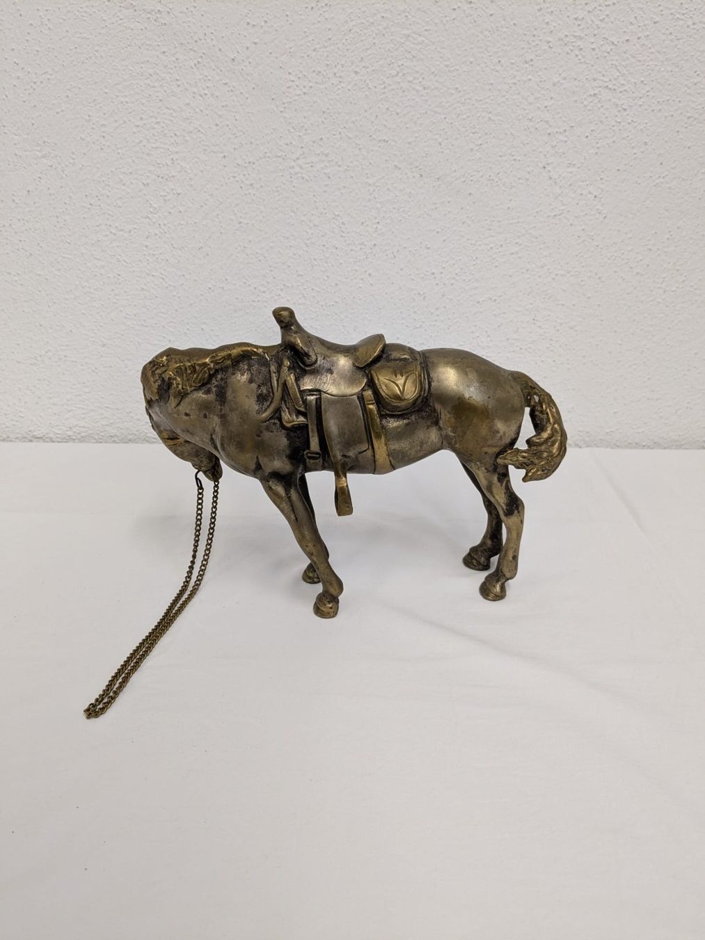 Statuette: Handgefertigtes Pferd aus Messing – Usato da Weinfelden venduto da blaukreuz_brocki_TG 2