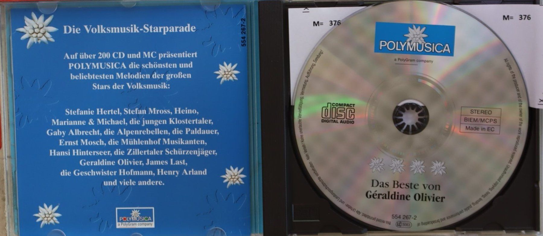 CDs: Géraldine Olivier – Das Beste – Gebraucht aus Luzern von CONTENTI 1