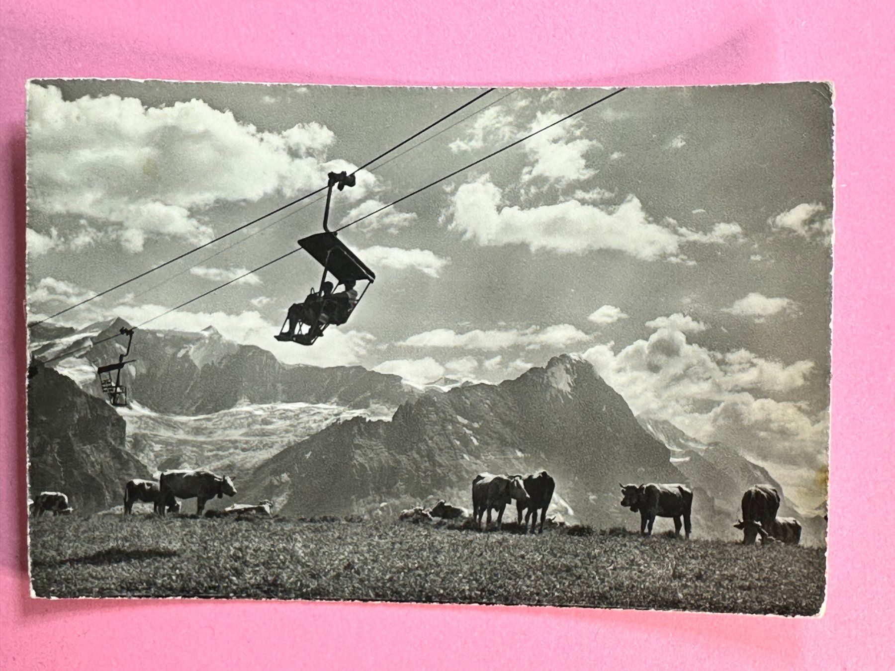 Ansichtskarten: Grindelwald - Bergbahn First – Gebraucht aus Steg VS von _vinci_
