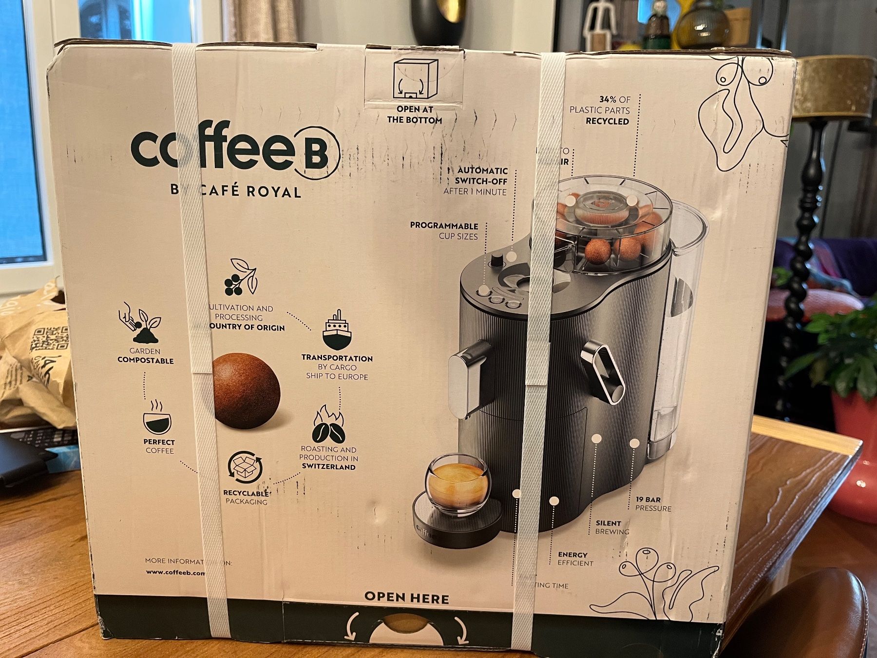 Coffee B Macchine per caffè & Macchine per espresso: CoffeeB Globe Kaffeemaschine, brandbeu! – Nuovo e nell'imballaggio originale da Kerns venduto da lau_z7vm 1