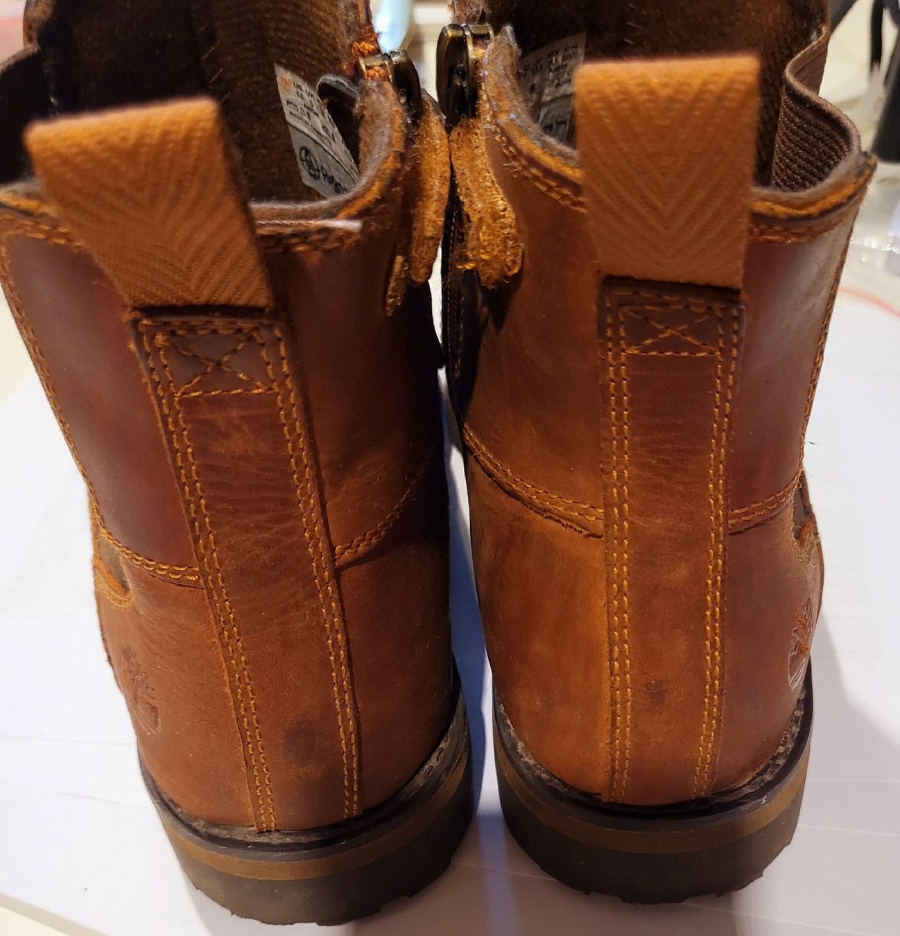 Timberland Herrenschuhe: Timberland Brown Leather Chelsea Boots. – Gebraucht aus Sarmenstorf von zuz_q5kq 4
