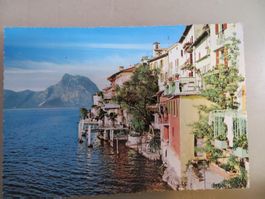 Foto-Karte (ungelaufen) von Gandria TI