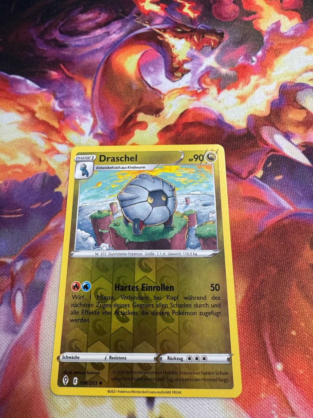 Pokémon Carte collezionabili: Draschel (EVS 108) / Reverse Holo / Drachenwandel – Nuovo (secondo la descrizione) da Bülach venduto da CherryBlu