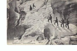 Eigergletscher, Gletscherbesteigung., Eishöhle, Phot.Gabler