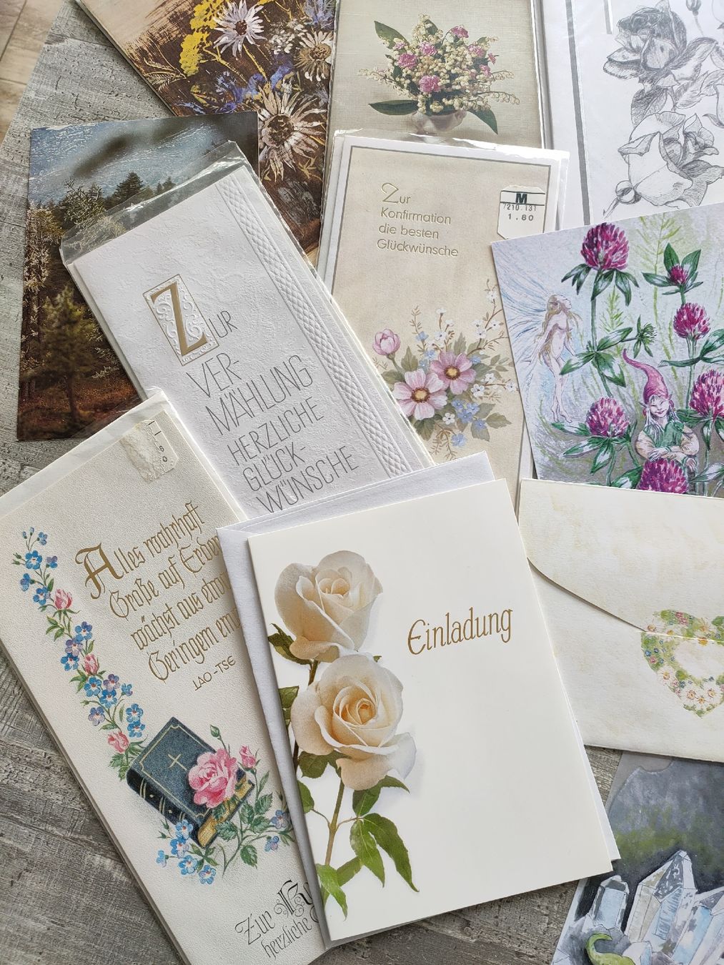 Cartoline: Diverse Glückwunschkarten, Vintage – Nuovo (secondo la descrizione) da Gipf-Oberfrick venduto da minini 4
