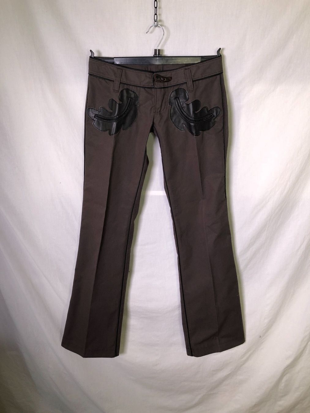 Dsquared2 Pantaloni: Dsquared2 Braune Hose mit Leder 36 neu – Nuovo (secondo la descrizione) da Coppet venduto da Vanessamode 4