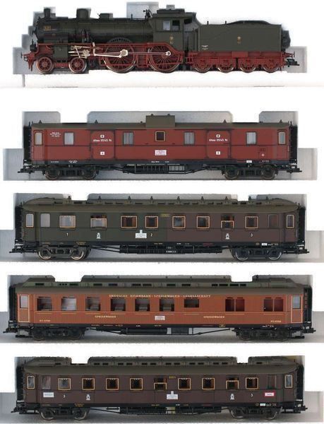 Neu OVP Fleischmann H0 4898 KPEV Schnellzug Set +5883 +5884 (Neu und ...