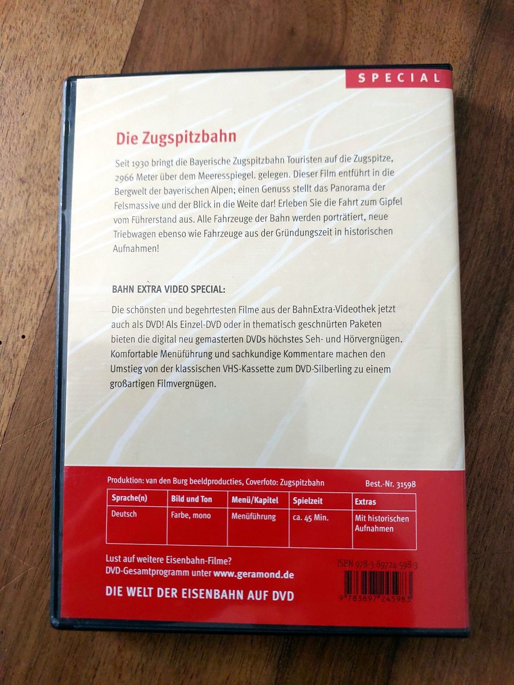 Tutti i DVDs: Bahn Extra - Die Zugspitzbahn - DVD – Usato da Schönenwerd venduto da Steidi 2