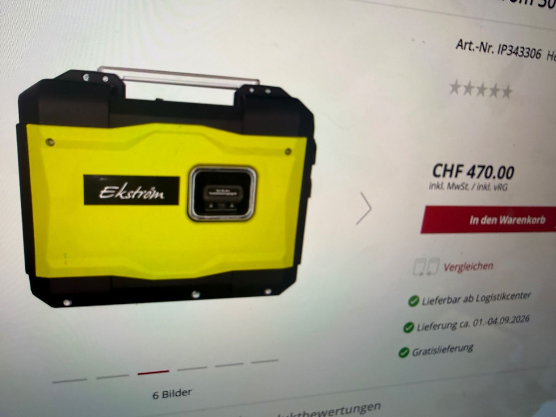Ekström Stromgeneratoren: Neu Orginalverpackter Stromgenerator Ekström 3000i Inverter – Neu (gemäss Beschreibung) aus Widnau von moser-konzept. 3